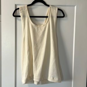 Madewell cream tank